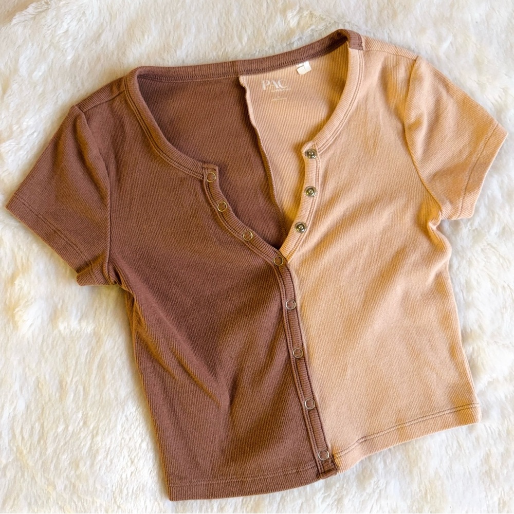 pacsun two tone shirt